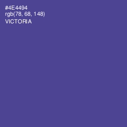 #4E4494 - Victoria Color Image