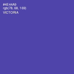 #4E44A9 - Victoria Color Image