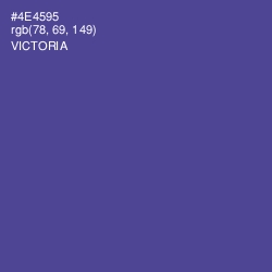 #4E4595 - Victoria Color Image