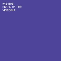 #4E459B - Victoria Color Image