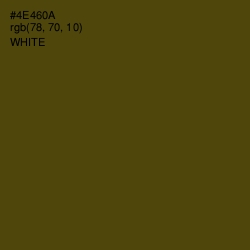 #4E460A - Bronze Olive Color Image