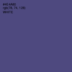 #4E4A80 - Victoria Color Image