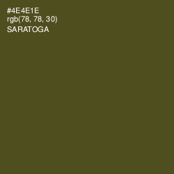 #4E4E1E - Saratoga Color Image