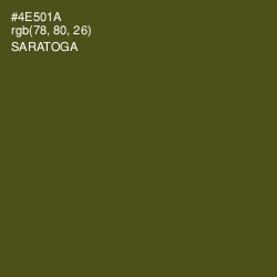 #4E501A - Saratoga Color Image