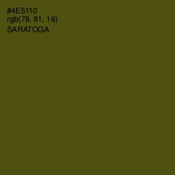 #4E5110 - Saratoga Color Image