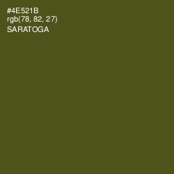 #4E521B - Saratoga Color Image