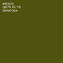 #4E5310 - Saratoga Color Image