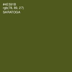 #4E591B - Saratoga Color Image