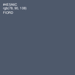 #4E5A6C - Fiord Color Image