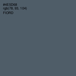 #4E5D68 - Fiord Color Image