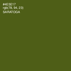 #4E5E17 - Saratoga Color Image