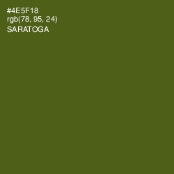 #4E5F18 - Saratoga Color Image