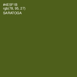 #4E5F1B - Saratoga Color Image