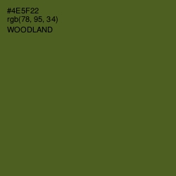 #4E5F22 - Woodland Color Image