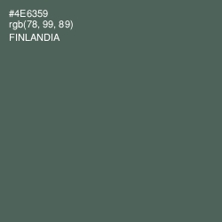 #4E6359 - Finlandia Color Image