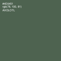 #4E6451 - Axolotl Color Image