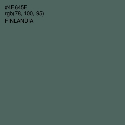 #4E645F - Finlandia Color Image