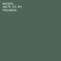 #4E6654 - Finlandia Color Image