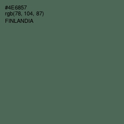 #4E6857 - Finlandia Color Image