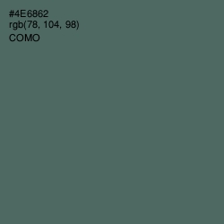 #4E6862 - Como Color Image