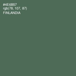 #4E6B57 - Finlandia Color Image