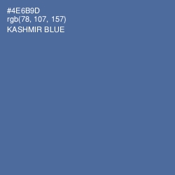 #4E6B9D - Kashmir Blue Color Image