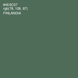 #4E6C57 - Finlandia Color Image