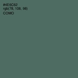 #4E6C62 - Como Color Image