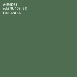 #4E6D51 - Finlandia Color Image