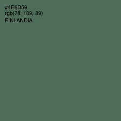 #4E6D59 - Finlandia Color Image