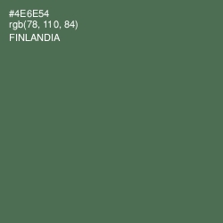 #4E6E54 - Finlandia Color Image