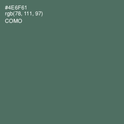 #4E6F61 - Como Color Image