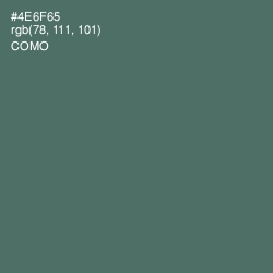 #4E6F65 - Como Color Image