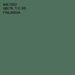 #4E705D - Finlandia Color Image