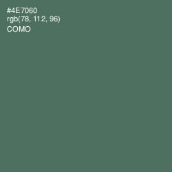 #4E7060 - Como Color Image