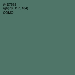 #4E7568 - Como Color Image