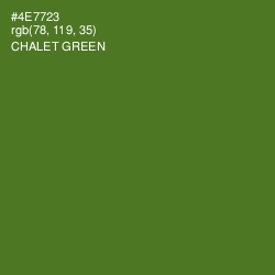 #4E7723 - Chalet Green Color Image