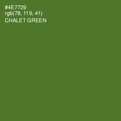 #4E7729 - Chalet Green Color Image