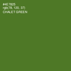 #4E7825 - Chalet Green Color Image