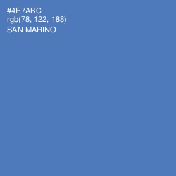 #4E7ABC - San Marino Color Image