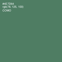 #4E7D64 - Como Color Image