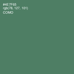 #4E7F65 - Como Color Image