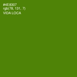 #4E8307 - Vida Loca Color Image
