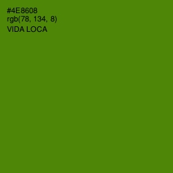 #4E8608 - Vida Loca Color Image