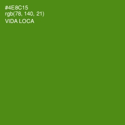 #4E8C15 - Vida Loca Color Image