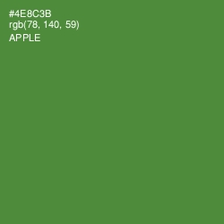 #4E8C3B - Apple Color Image