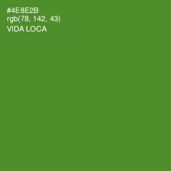 #4E8E2B - Vida Loca Color Image