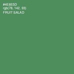 #4E8E5D - Fruit Salad Color Image
