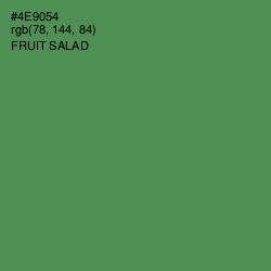 #4E9054 - Fruit Salad Color Image