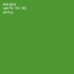 #4E9832 - Apple Color Image